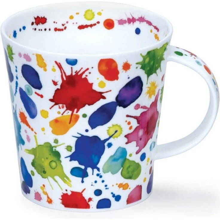 Dunoon Tasse Whoops multi Lomond 0,32 l Fine Bone China Porzellan, 1-tlg.