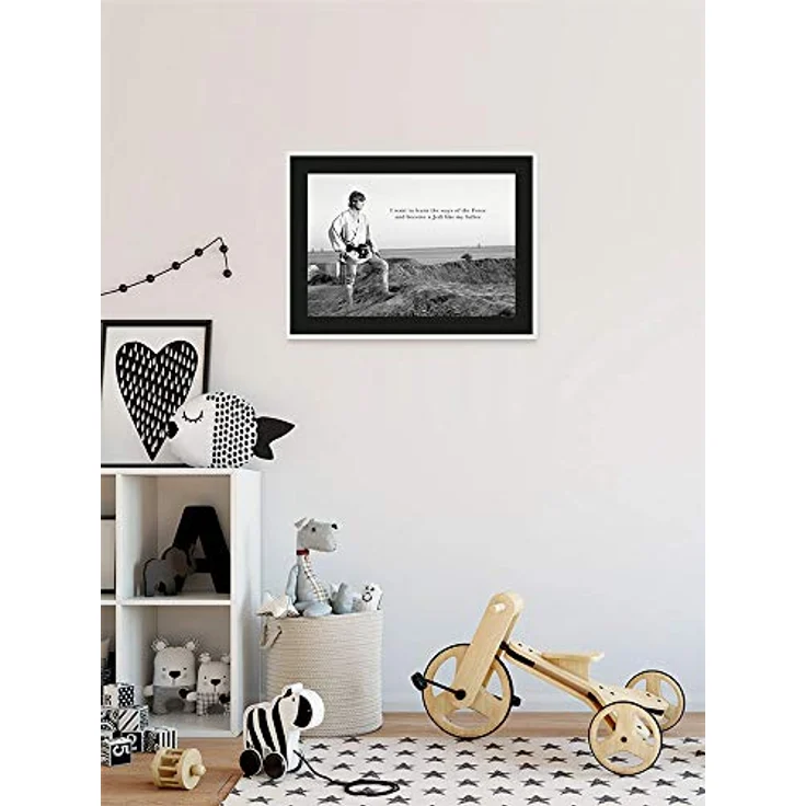 Komar Wandbild Star Wars Classic Luke Quote, Kunstdruck ohne Rahmen, 50 x 40 cm, fotorealistischer Druck, PVC-frei, FSC-zertifiziert, Made in Germany – Bild 3