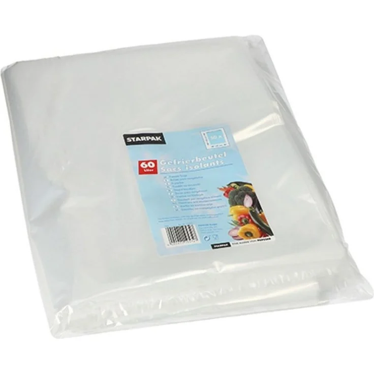 50 Gefrierbeutel, LDPE 60 l 90 cm x 50 cm transparent – Bild 3