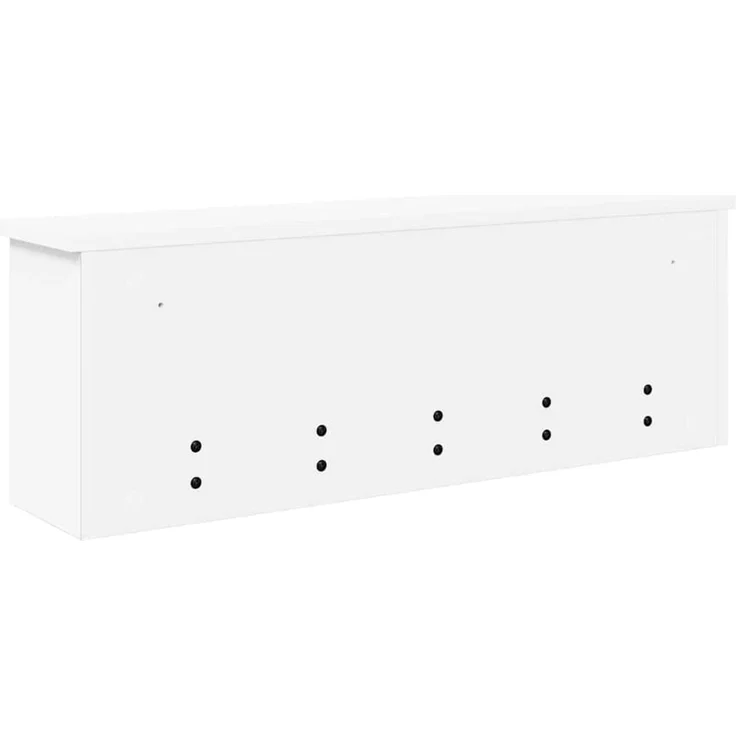 vidaXL Wandmontierter nachttisch Weiß 75 x 16 x 26 cm Holzwerkstoff 874315 – Bild 7