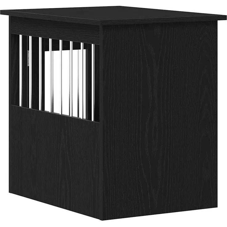 vidaXL Hundebox-Möbel Schwarze Eiche 45 x 62 x 59 cm Holzwerkstoff 862174 – Bild 8