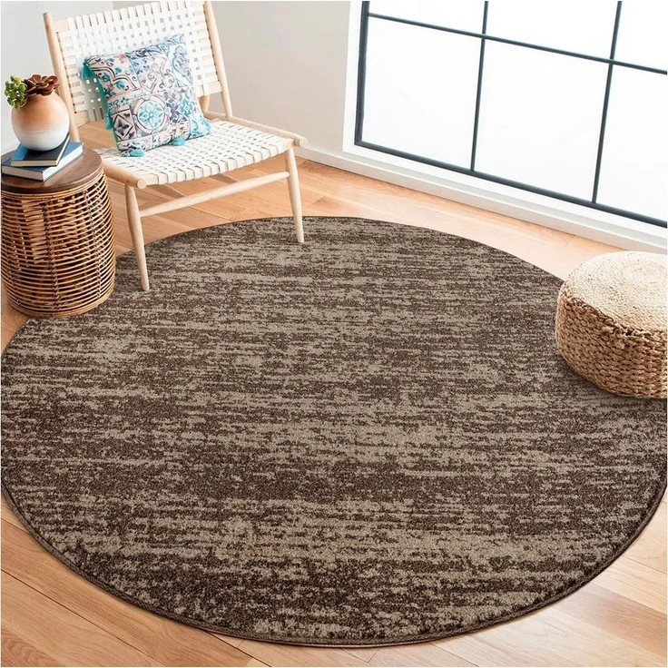 Sanat Teppich Oslo, rund, Höhe: 10 mm, Kurzflor, Wohnzimmer, Schlafzimmer, fussbodenheizungsgeeignet – Bild 1