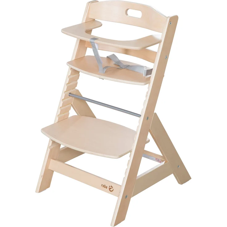 roba Babyhochstuhl Liv Up inkl. Hochstuhl Organizer - Kinderhochstuhl aus FSC zertifizierte, Holz - ab 6 Monaten - bis 70 kg belastbar - Natur – Bild 6