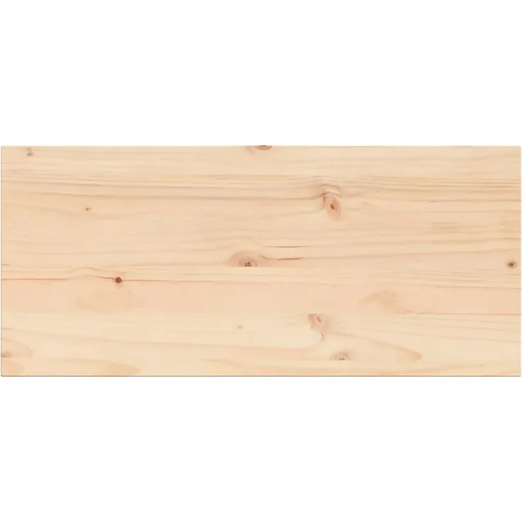 vidaXL Tischplatte 90x40x1,7 cm Rechteckig Massivholz Kiefer 847415
