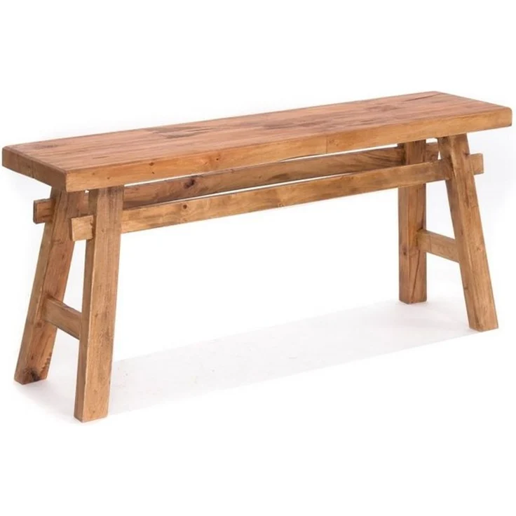 DESIGN DELIGHTS Sitzbank SITZBANK "EAST", Altholz massiv, 118x53x27,5cm (BxHxT), Holzbank, F – Bild 4