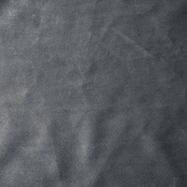 Design91 Samtvorhang, Ösen, Polyester graphit, 140x250 cm – Bild 6