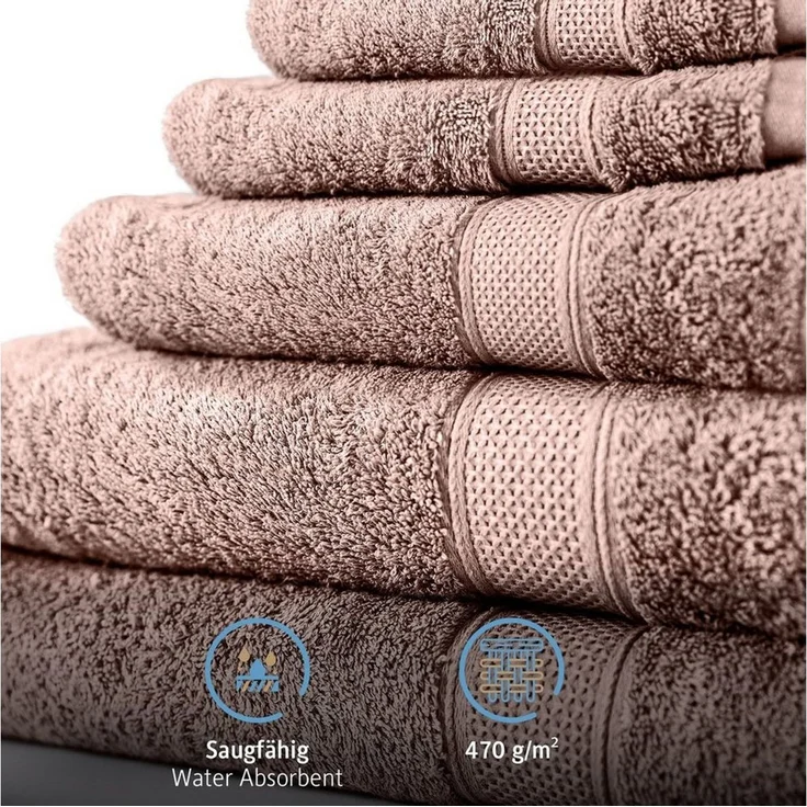Komfortec Handtuch Set 50x100, Handtücher, Frottee (Packung, 8-St), 100% Baumwolle, Flauschig & Saugfähig, Weich, Towel – Bild 4
