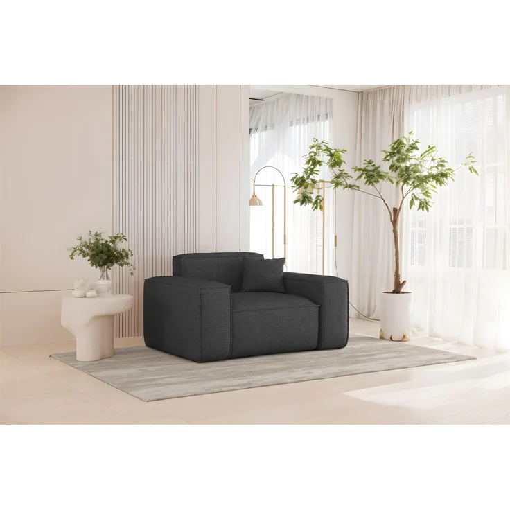 Sessel Designersessel CELES PREMIUM in Stoff Artico Anthrazit – Bild 1