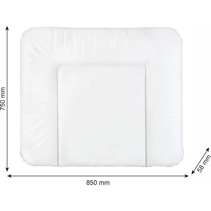 Rotho Babydesign 'Candide' Wickelauflage 72x85 cm weiß – Bild 2