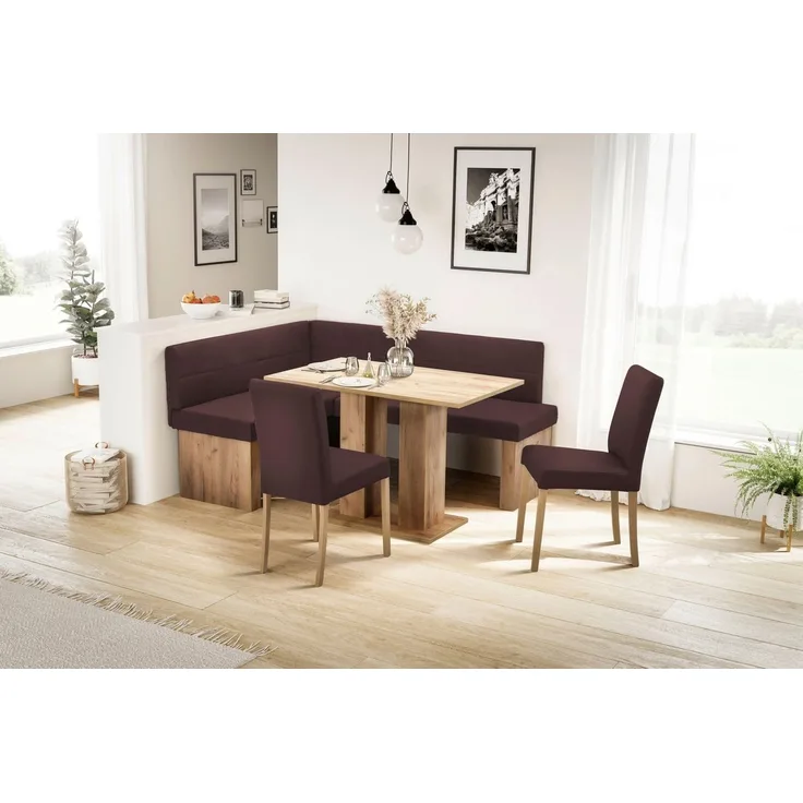 massivline&more Eckbank Anna 2, Breite 169 cm