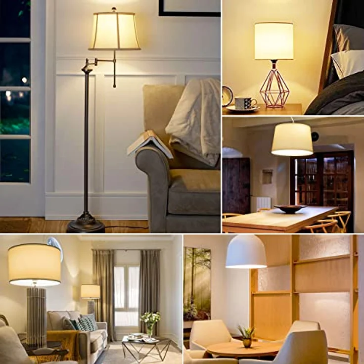 LVWIT E27 LED 6.5W ersetzt 60W Glühlampen, Warmweiß 2700K, G45 LED Leuchtmittel, 806lm, matt (6er Pack) – Bild 5