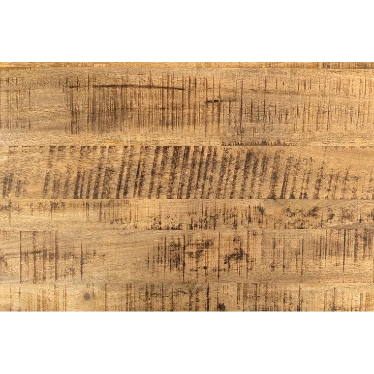 riess-ambiente Esstisch PURE 120-200cm natur - Mangoholz, ausziehbar, massiv, robust, Unikat (Einzelartikel, 1-St), verlängerbarer Wohnzimmertisch für 8+ Personen - ideal für Essbereich – Bild 7