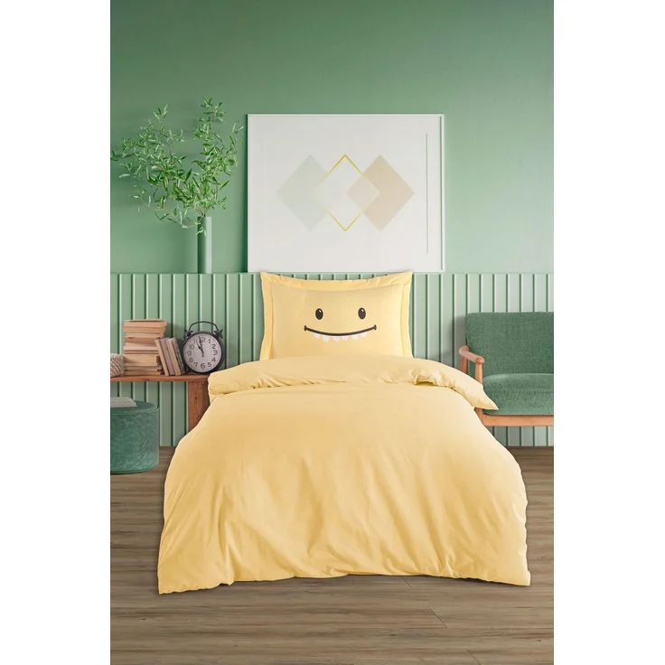 L'essentiel Maison 'Lububu - Yellow' Doppelbett-Bettbezug-Set (DE), Gelb – Bild 1