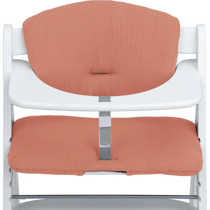 Hauck Sitzkissen Hochstuhlauflage Premium für Alpha Hochstuhl - 2-teilige Sitzauflage aus Baumwolle (Cork)