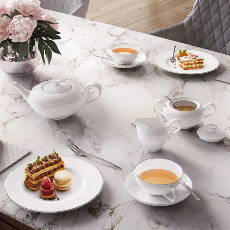 Villeroy & Boch Anmut Platinum No. 1 Frühstücksteller ø 22,5 cm 6er Set – Bild 2