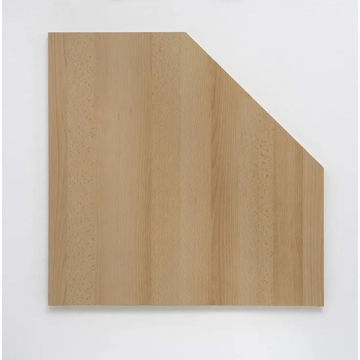 Möbelpartner Milo Eckplatte, samerbergbuche Dekor, ca. 65,0 x 65,0 x 2,2 cm