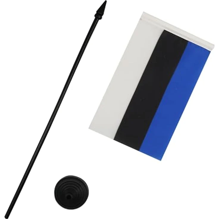 AZ FLAG - Tischflagge Estland - 15x10 cm - Estnische Tischfahne 10 x 15 Cm - Flaggen – Bild 3
