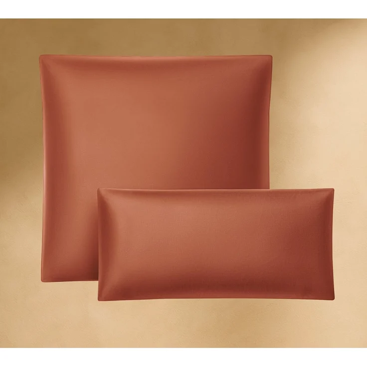 Seralino Kissenbezüge Mako Satin Kissenbezug (100% Bio Baumwolle) weich, hautfreundlich, (2 Stück), Fairtrade/ GOTS zertifizierte uni Kissenhülle mit Reißverschluss – Bild 1
