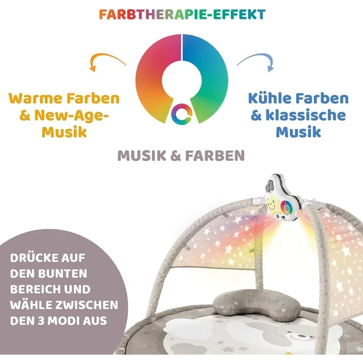 Chicco – Farbspiel GYM - 3 in 1 Baby-Spieldecke – Bild 6