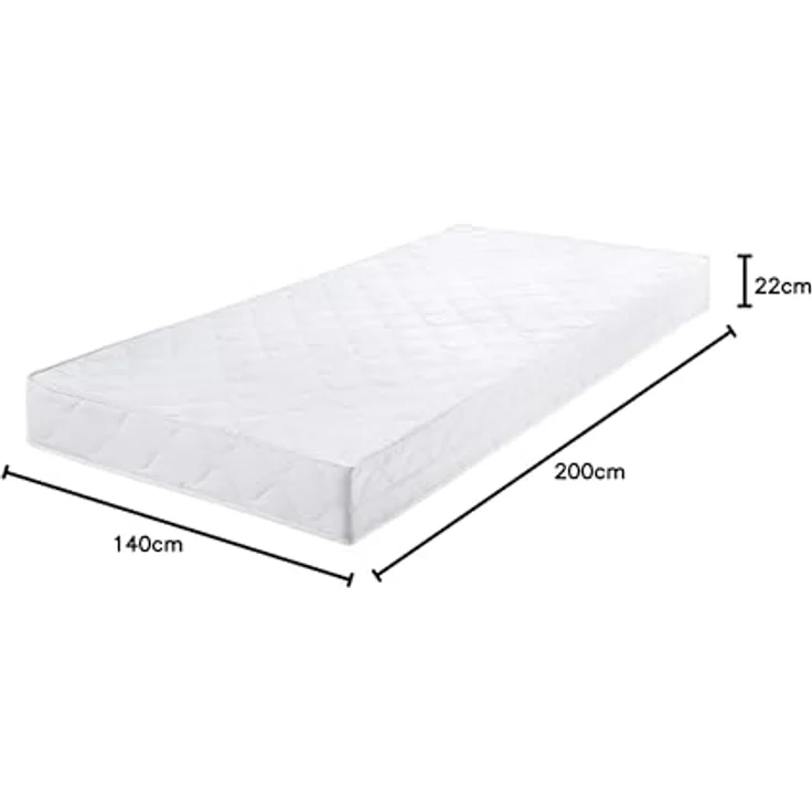 Badenia Trendline Roll-Komfortmatratze BT100 2-in-1 Duo XXL orthopädische 7-Zonen Komfortmatratze 140x200, Öko-Tex zertifiziert, Härtegrad 2 und 3 – Bild 3
