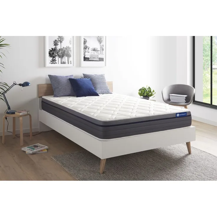 Actilatex zen matratze 180x200 cm, Latex und Memory-Schaum, Härtegrad 2, Höhe :26 cm, 7 Komfortzonen