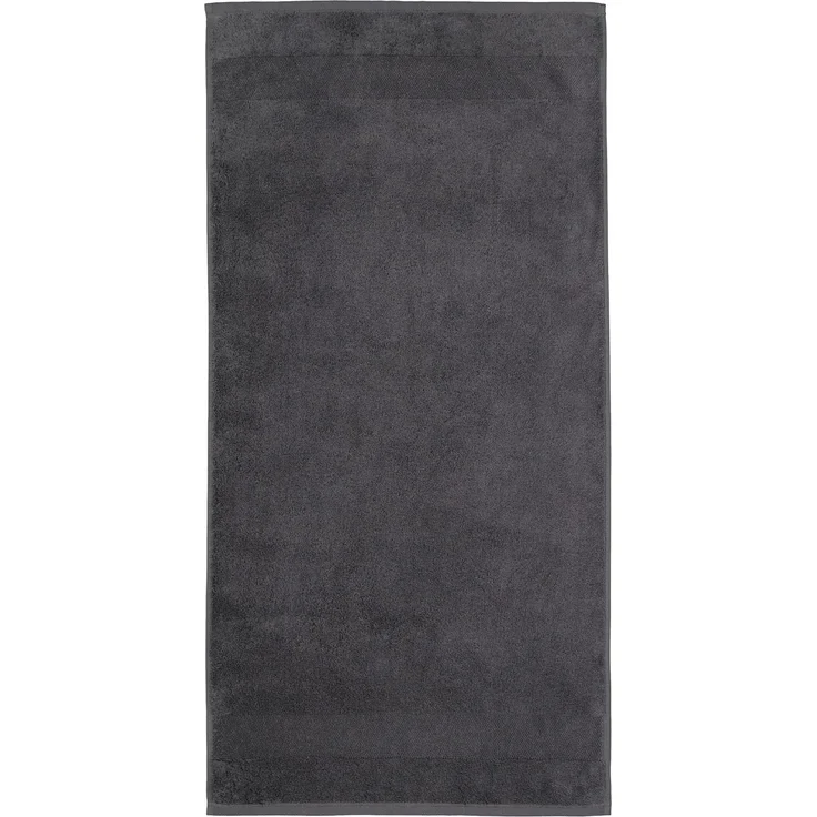 Villeroy & Boch Handtuch - One, Walkfrottier, Handtuch, Baumwolle Dunkelgrau 50x100 cm – Bild 2