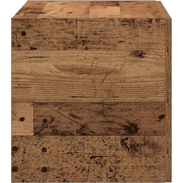 vidaXL Wandschrank Altholz-Optik 80x39x40 cm Holzwerkstoff 856028 – Bild 5