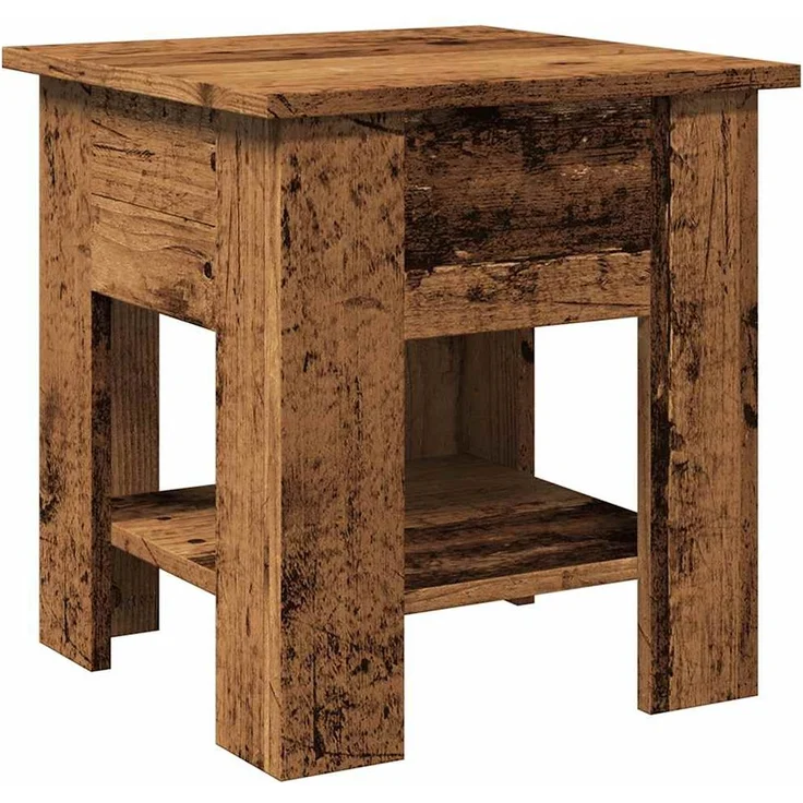 vidaXL Couchtisch Altholz-Optik 40x40x42 cm Holzwerkstoff 856798 – Bild 5