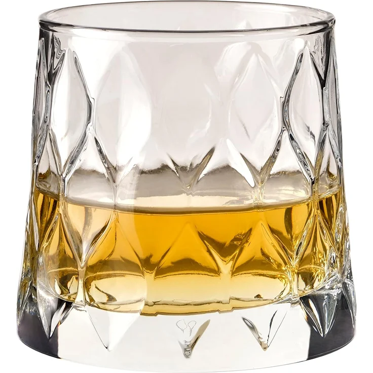 Pasabahce Whiskyglas Pasabahce 420194 Leafy Trinkgläser Whiskyglas Saftglas 4er Set 300cc – Bild 6
