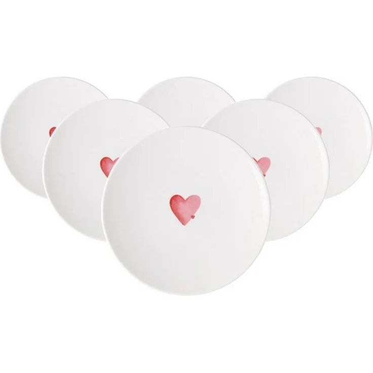 Villeroy & Boch With Love Frühstücksteller ø 21,2 cm Sending Love 6er Set – Bild 3