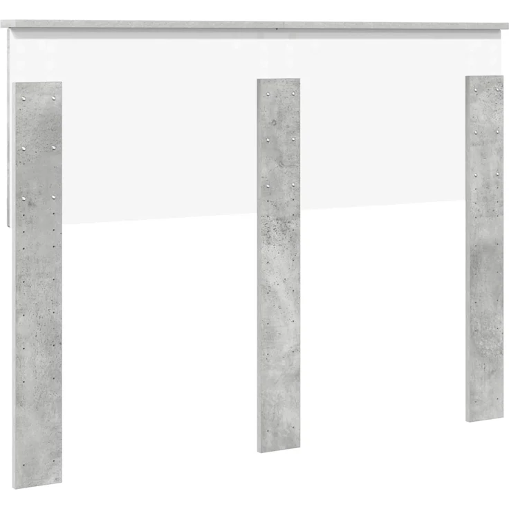 vidaXL Kopfteil Beton Grau Holzwerkstoff 90 x 138 x 3 cm – Bild 5