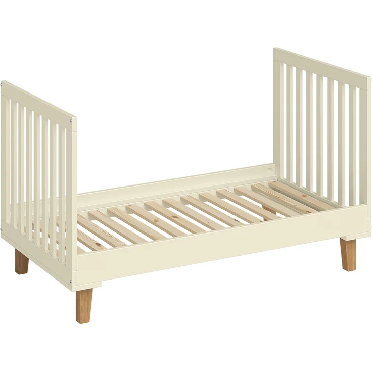 Bellabino 'Liri' Babybett 70x140 cm, beige, 3-fach höhenverstellbar, Kinderbett umbaubar zum Juniorbett (inkl. Umbauseiten) – Bild 10