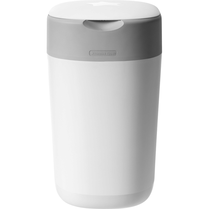 Tommee Tippee Windeleimer Twist & Click Sangenic Tec, Geruchsdichtes Windelentsorgungssystem, Inklusive 1x Nachfüllkassette, Weiß – Bild 6