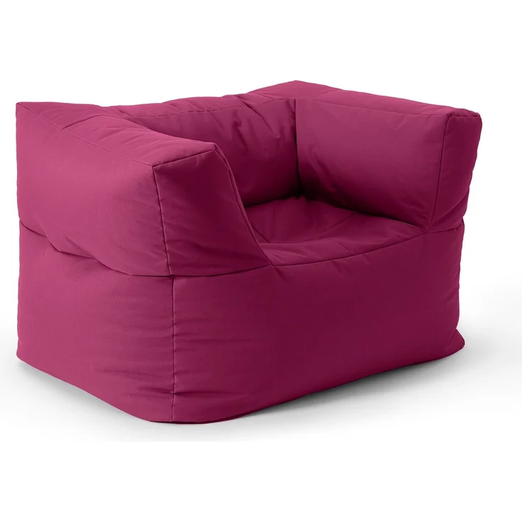 Lumaland Sitzsack-Sofa, Polyester, Sessel, Rotwein, 70 x 72 x 96 cm – Bild 1