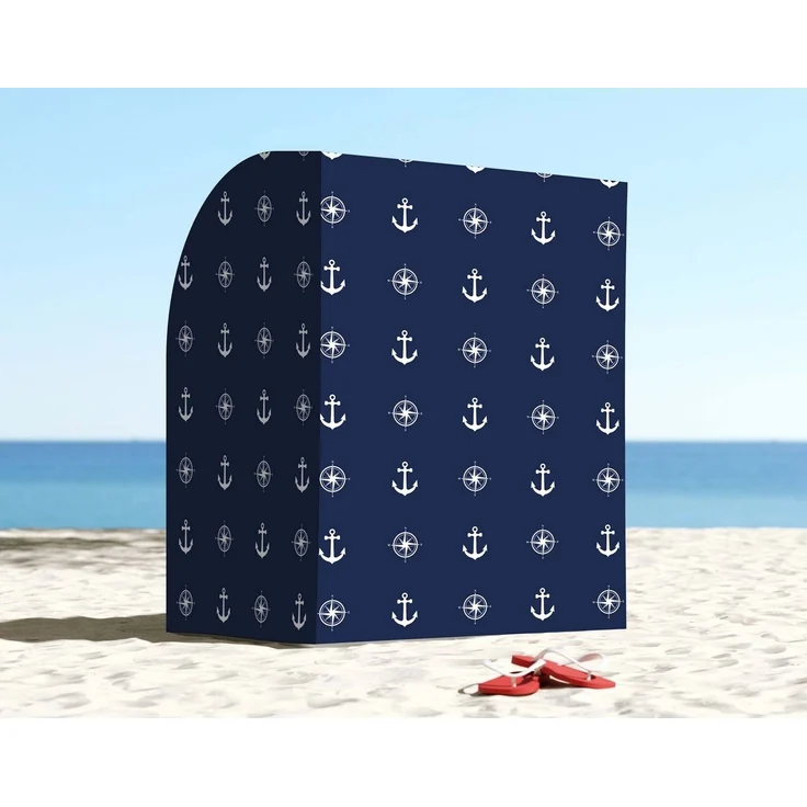 Schutzhülle für Strandkorb, Schutzhaube, Abdeckung Maritim – Bild 2