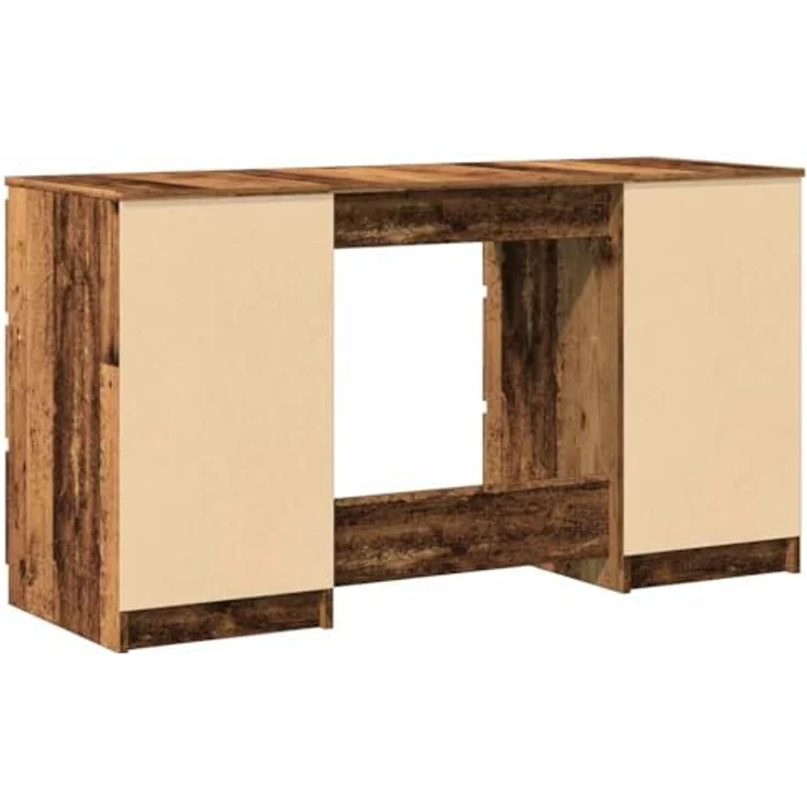 vidaXL Schreibtisch Altholz-Optik 140x50x77 cm Holzwerkstoff 855960 – Bild 7