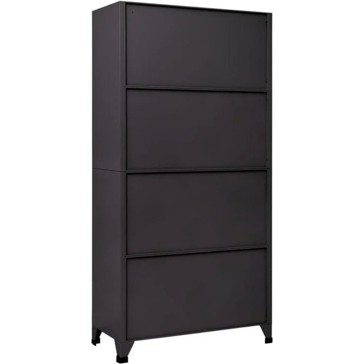 vidaXL Schließfach Metallschrank Lagerschrank Aktenschrank Spind 90 x 45 x 180 cm – Bild 4