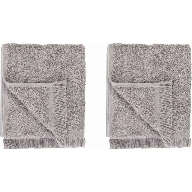 blomus Gästehandtücher -FRINO- 2er Set Luxuriöse Gästehandtücher mit Fransen-Design, (Set, 2-St), Luxuriös, Baumwolle, Fransen-Design, Pflegeleicht, 60 °C waschbar – Bild 3