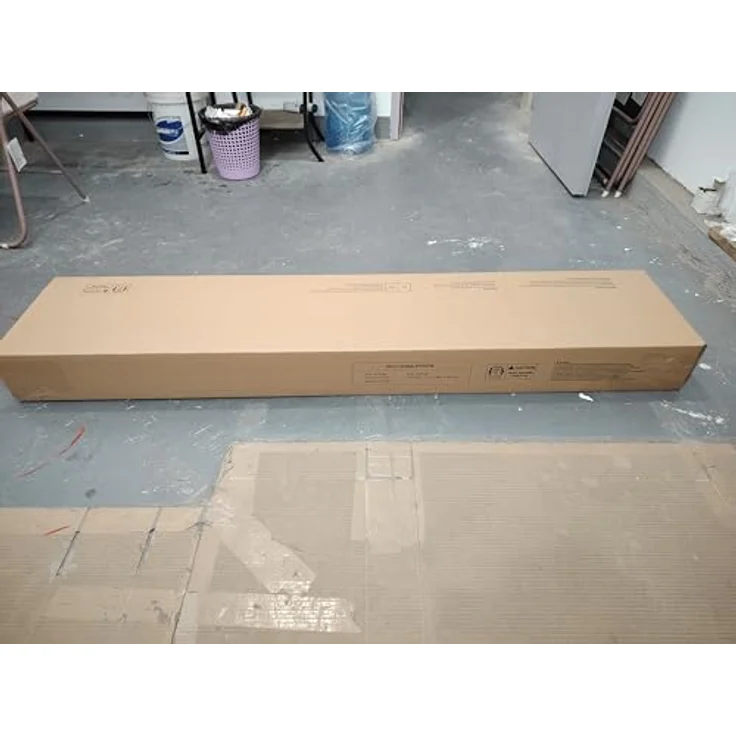 LITTLE TREE 63-Zoll-Konsolentisch im Landhausstil, 2-stufiger Sofatisch aus Holz für hinter die Couch, schmaler, Langer Eingangstisch für Wohnzimmer, Eingangsbereich, Flur (Natur) – Bild 11