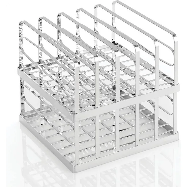 mDesign Aufbewahrung Ablage Organizer 2er-Set für Clutch + Handtaschen Silber