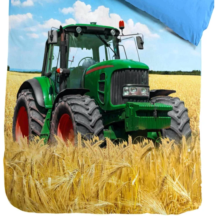 Traktor Bettwäsche Digitaldruck ESPiCO Sleep and Dream 135 x 200 + 80 x 80 cm – Bild 3