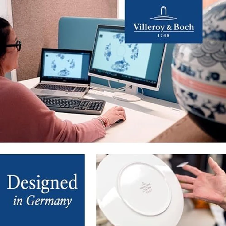 Villeroy & Boch Toy's Fantasy Kuchenplatte 36 x 23 cm "Santa und Kinder" – Bild 6