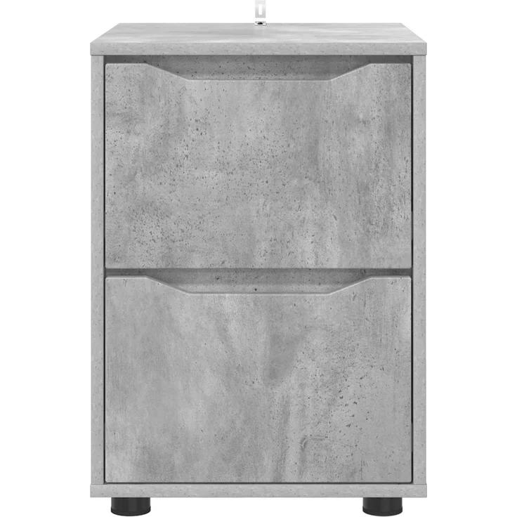 vidaXL Aufbewahrungsschrank 40 x 48 x 57 cm Holzwerkstoff Betongrau 888840 – Bild 6
