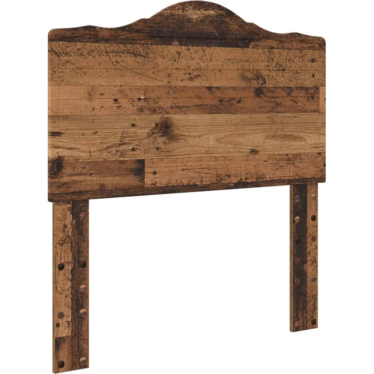 vidaXL Bettrahmen Altholz 75 x 190 cm Massives Kiefernholz 3413378 – Bild 6