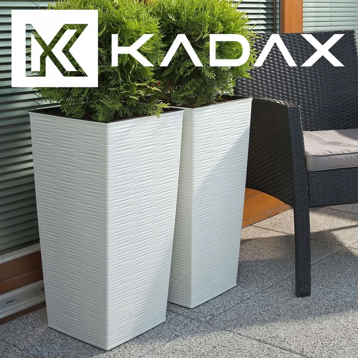 KADAX Blumentopfeinsatz 39x75cm hoch weiß – Bild 5