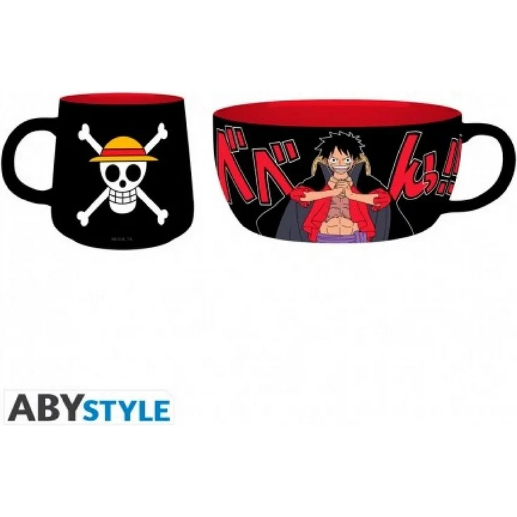 ABYstyle Tasse ONE PIECE - Breakfast Set Tasse + Bowl - Luffy – Bild 2