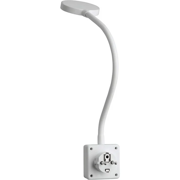 SEBSON LED Steckdosenleuchte LED Steckdosenlampe dimmbar und flexibel - 4W 290lm neutralweiß, LED fest integriert, neutralweiß – Bild 3