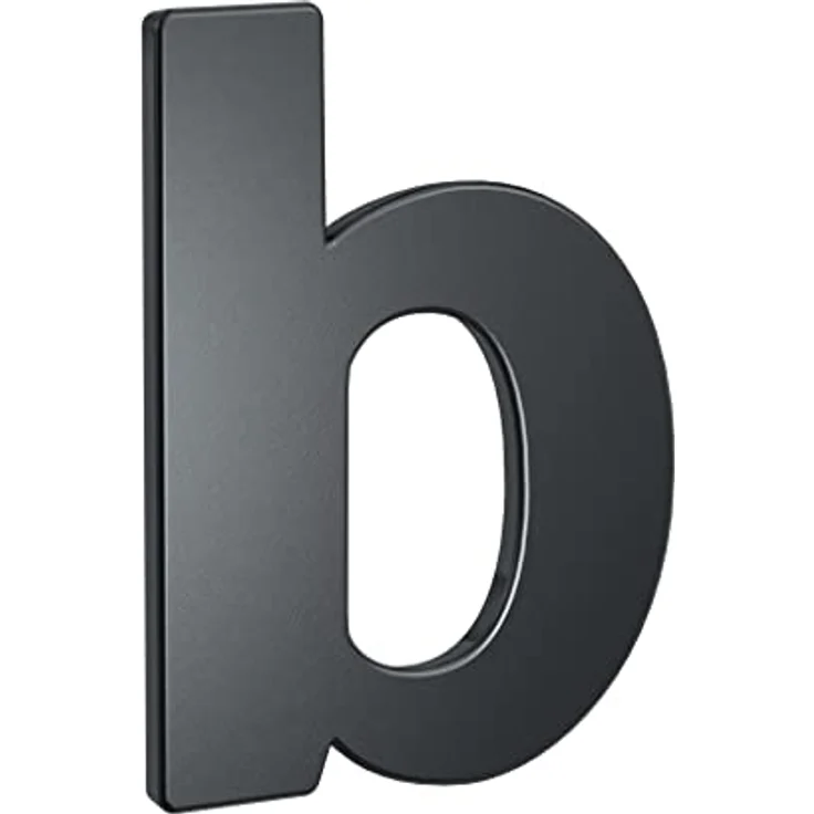 BASI 7300-1013 Deko-Buchstabe Stahl Anthrazit 57 mm 76 mm 109 g – Bild 1