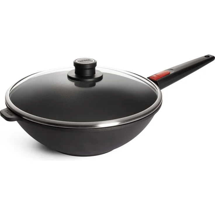 WOLL Schwenkpfanne NOWO Titanium Induction Ø 30 cm/ H: 10 cm, Guss-Aluminium mit Titan-Diamantversiegelung, Induktionsboden, abnehmbarem Griff, ofenfest bis 250 °C & spülmaschinenfest