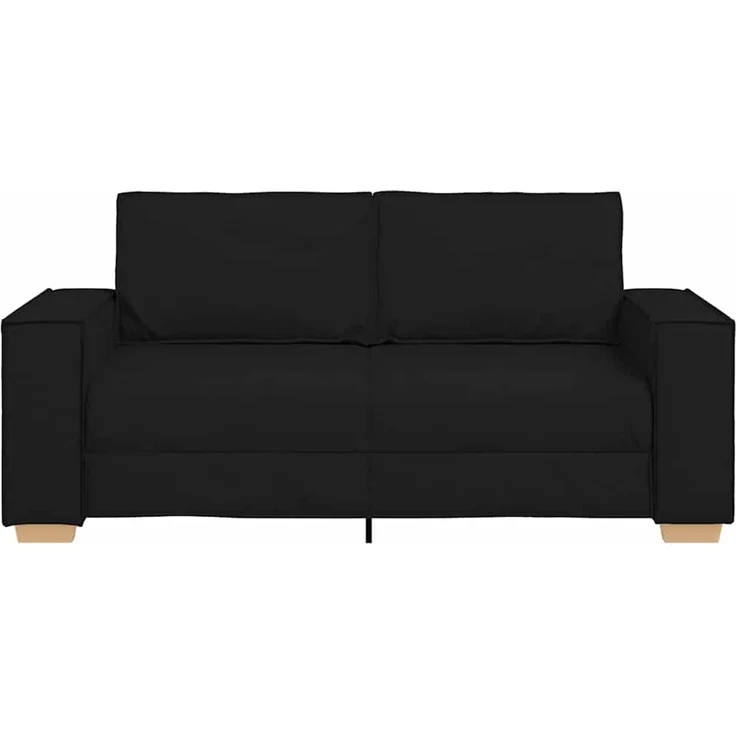 vidaXL 2-Sitzer Sofa Schwarz 180x78x84 cm Stoff 4104982 – Bild 3